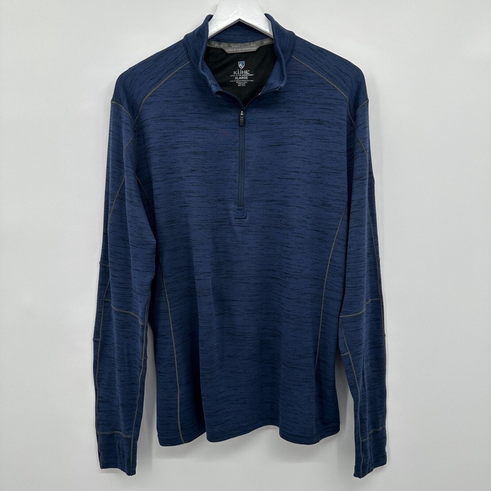 Kuhl Men's Zip Up Sweater - Navy Blue